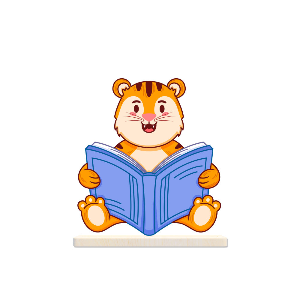 สำหรับห้องสมุด KOLIB ไม้เบิร์ชรูปตุ๊กตา ใช้ประดับชั้นวางหนังสือ