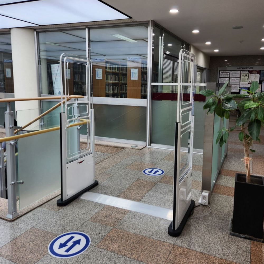 สำหรับห้องสมุด WISE 13.56 RFID GATE BG 1600 ประตูป้องกันทรัพยากรสูญหายด้วย
