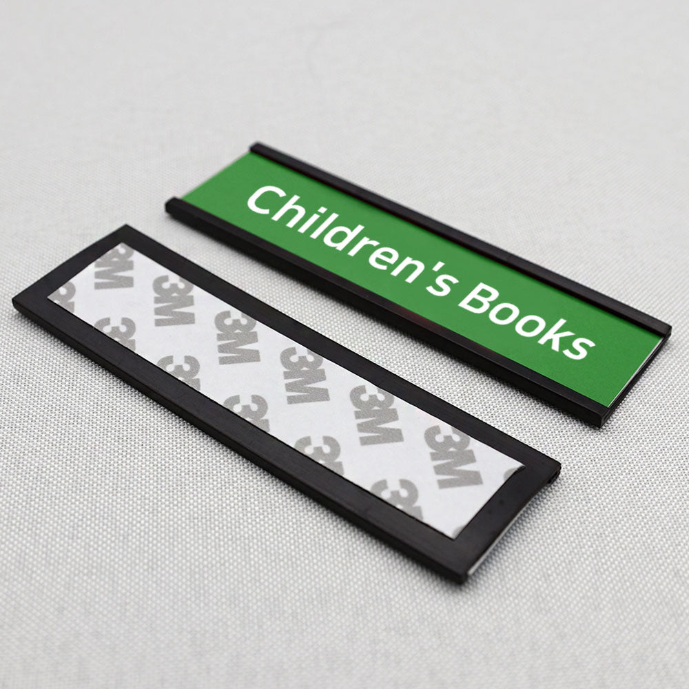 สำหรับห้องสมุด KOLIB แผ่นป้ายยางแม่เหล็กสำหรับติดชั้นวางหนังสือ