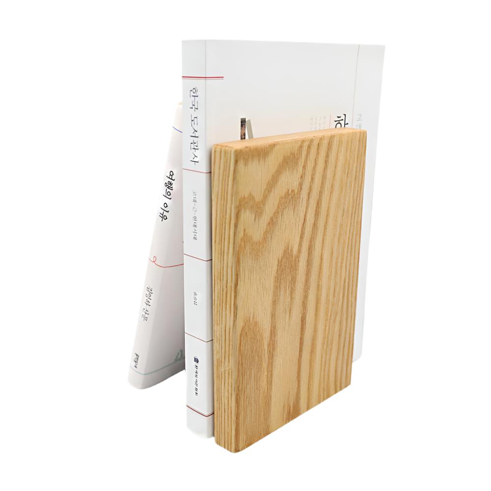 สำหรับห้องสมุด KOLIB WOOD bookend ฉากกั้นหนังสือไม้สไตล์มินิมอล