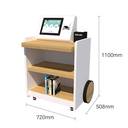 สำหรับห้องสมุด WISE 바코드 타입 간편 자가대출반납기 테이블형
