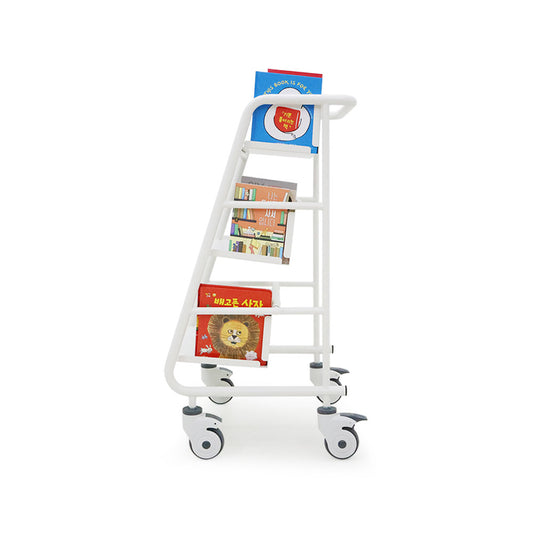 สำหรับห้องสมุด KOLIB bookcart ชั้นวางหนังสือเคลื่อนที่(เหล็ก)รถเข็นหนังสือ